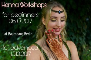 Henna Workshop by Linda Mey - Beginners and Advanced