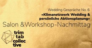 Wedding Gespräche No. 6 «Klimanetzwerk Wedding & Persönliche Aktionsplanung»